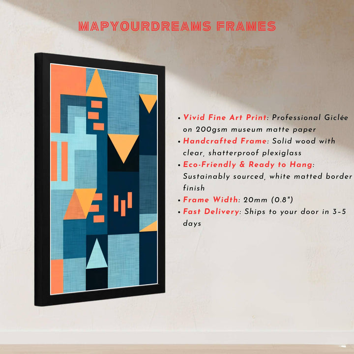 Surrounding vertical skyscraper forms with meticulous rows of golden-orange window rectangles, this Paul Klee Golden Twilight Architecture Poster art print is a masterclass in texture and understated geometric elegance. Offered by MapYourDreams, this artwork is available in flexible options including unframed paper, custom wooden frames, and gallery canvas wraps.