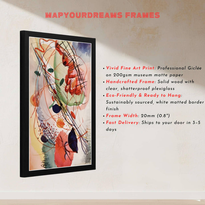 This magnificent reproduction of Wassily Kandinsky&