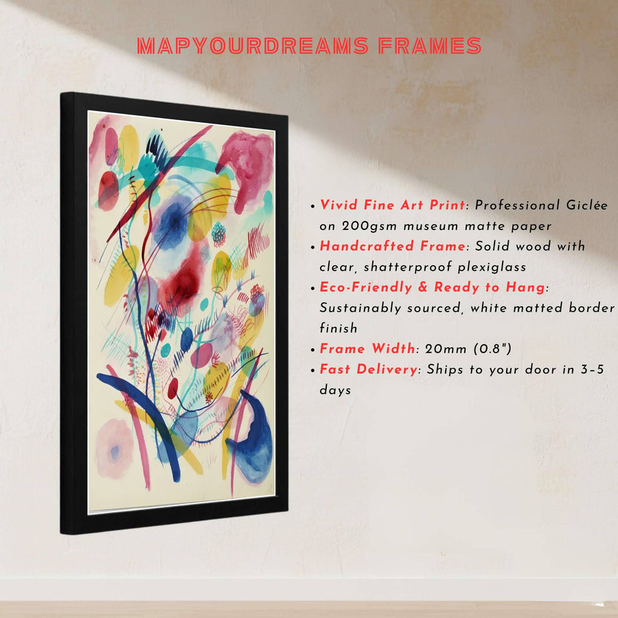 This magnificent reproduction of Wassily Kandinsky&
