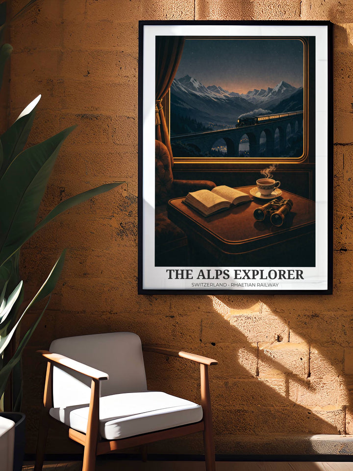 Framed poster of &