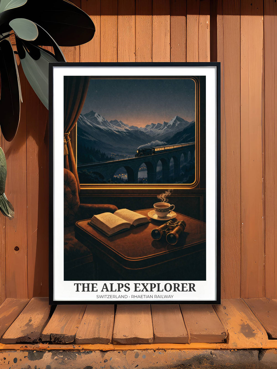 Framed artwork titled &