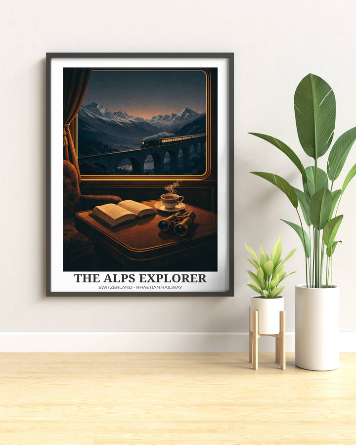 Framed artwork titled &