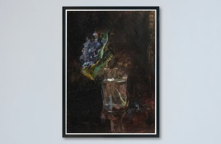 European post-impressionist print of Bouquet Of Violets In A Vase (1882), Henri de Toulouse-Lautrec portraying late 19th-century floral art in Paris, France. MapYourDreams presents quality framed wall art, unframed print options, and stretched canvas choices for curated displays.