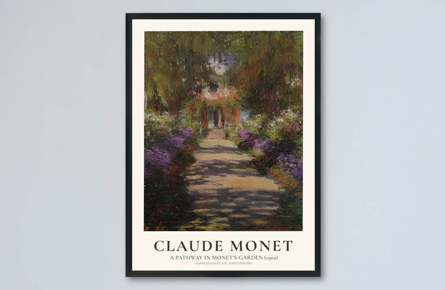 Celebrated for its revolutionary visual vocabulary within international museum permanent holdings across Europe, this museum-quality A Pathway In Monets Garden 1902 wall art reproduction invites quiet study. MapYourDreams provides versatile presentation styles, featuring everything from classic unframed paper posters to custom framed selections and rich gallery canvas wraps.