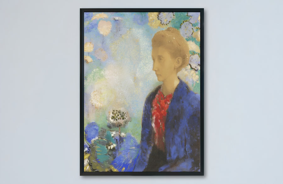 Evoking the quiet brilliance of early 20th-century symbolist art, Odilon Redon&