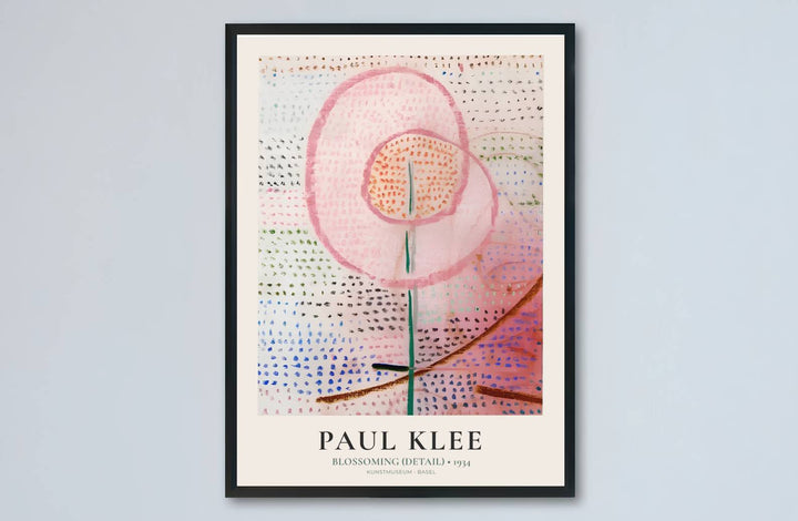 Celebrated for its gentle visual vocabulary within the Kunstmuseum Basel permanent collection, this museum-quality Paul Klee Blossoming Detail (Blühend) 1934 wall art reproduction invites quiet contemplation through its soothing color blocking and organic motifs. Offered by MapYourDreams, this artwork is available in flexible options including unframed paper, custom wooden frames, and gallery canvas wraps.