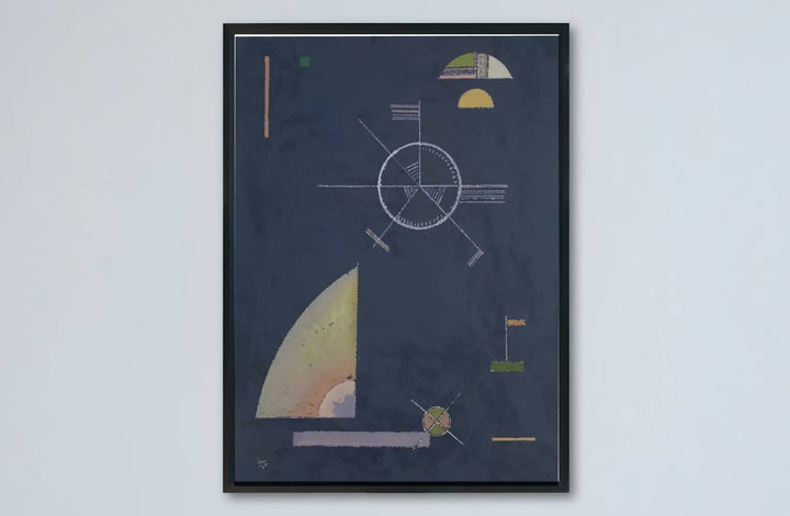 Evoking the quiet brilliance of 1930s modernist experimentation, this geometric Wassily Kandinsky Dull Gray composition is a stunning addition to any refined art collection. MapYourDreams offers this masterpiece in customizable display options, ranging from minimalist unframed paper to handcrafted frames and gallery-quality canvas wraps.