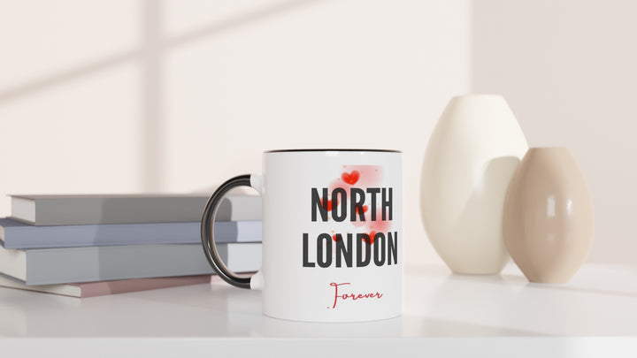 Premium soccer fan gifts showing a dark ceramic football mug with elegant typography, making a thoughtful birthday or Father&
