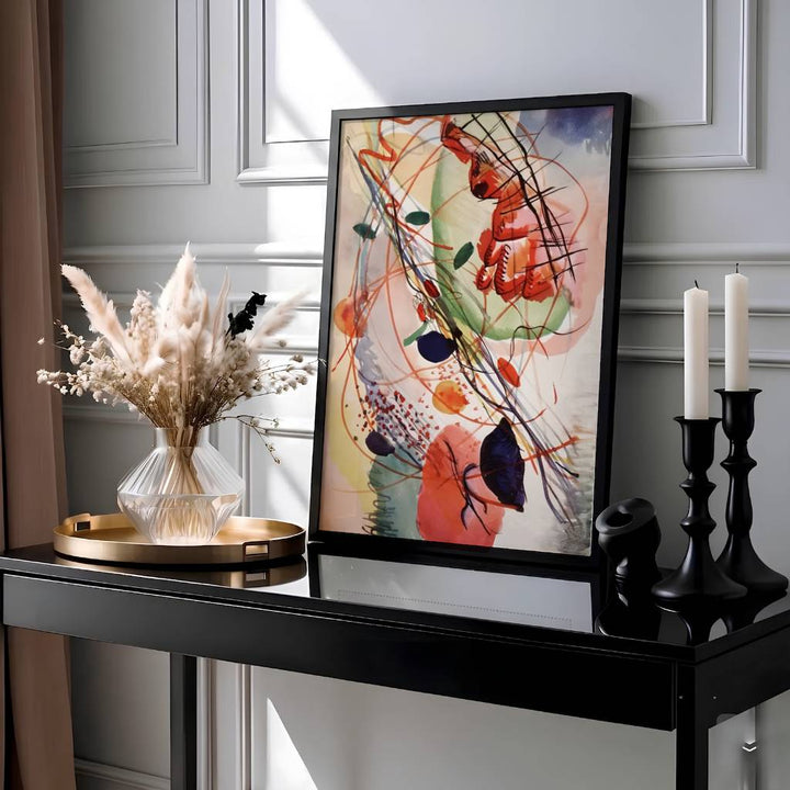 This evocative abstract composition by Wassily Kandinsky highlights floating color planes radiating emotional resonance and spontaneous energy within a luminous white pictorial field. Presented by MapYourDreams, customers can select from numerous display configurations, ranging from sleek unframed paper prints to beautifully crafted frames and premium stretched canvas wraps for modern home styling.