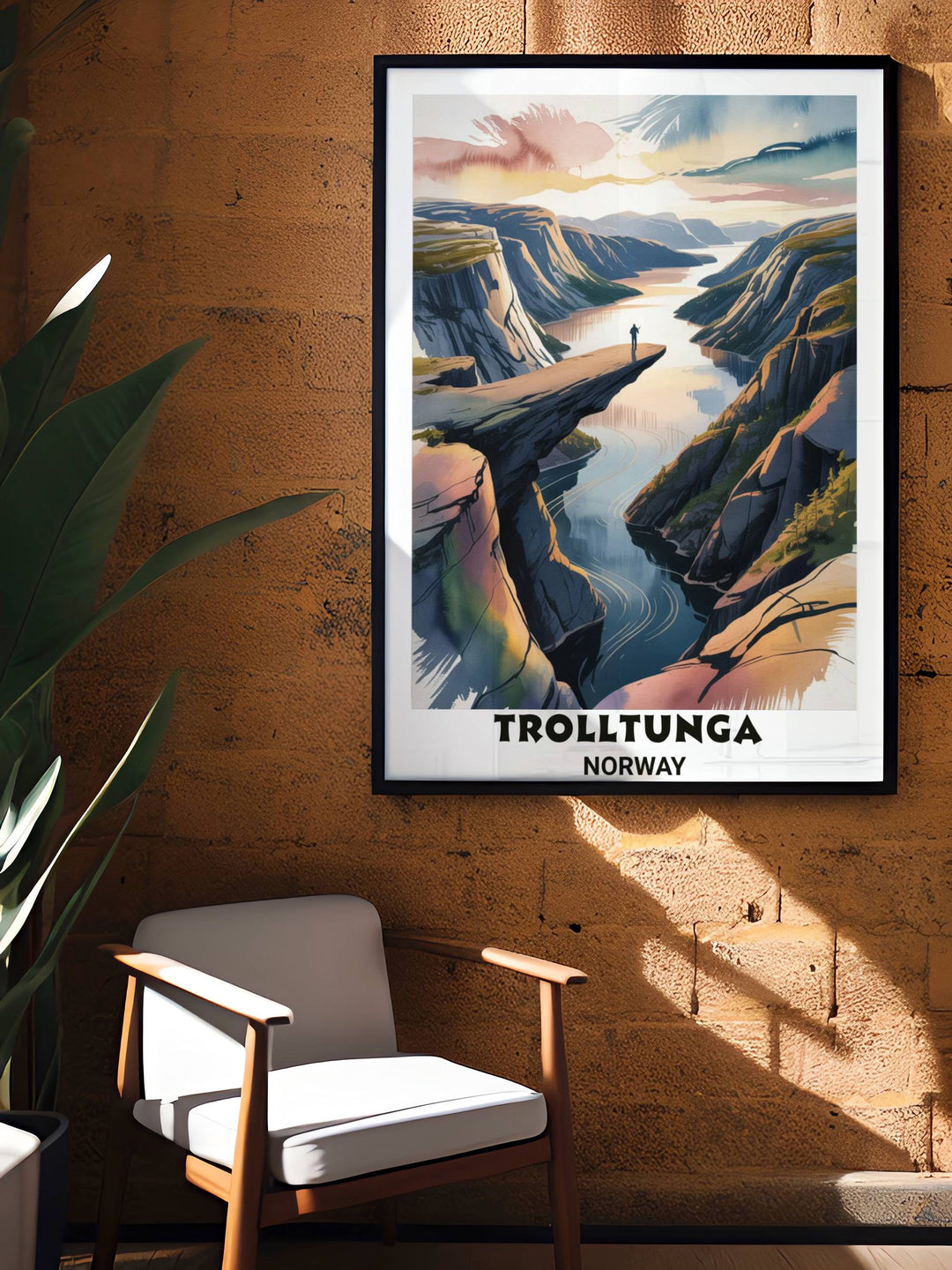 Large gallery-wrapped canvas of the Troll&