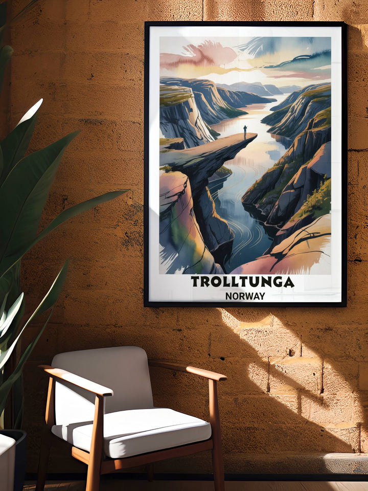 Large gallery-wrapped canvas of the Troll&