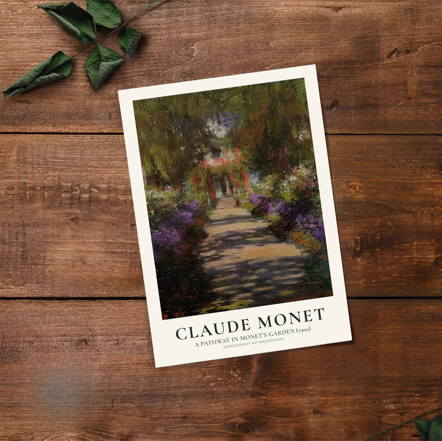 Designed to elevate contemporary home decor with an intellectual edge, this French archival-linked A Pathway In Monets Garden 1902 decor piece pairs refreshing natural shades with clean architectural lines. Available through MapYourDreams, customize your display using unframed paper art print formats, precision framed units, or durable structural canvas wraps.