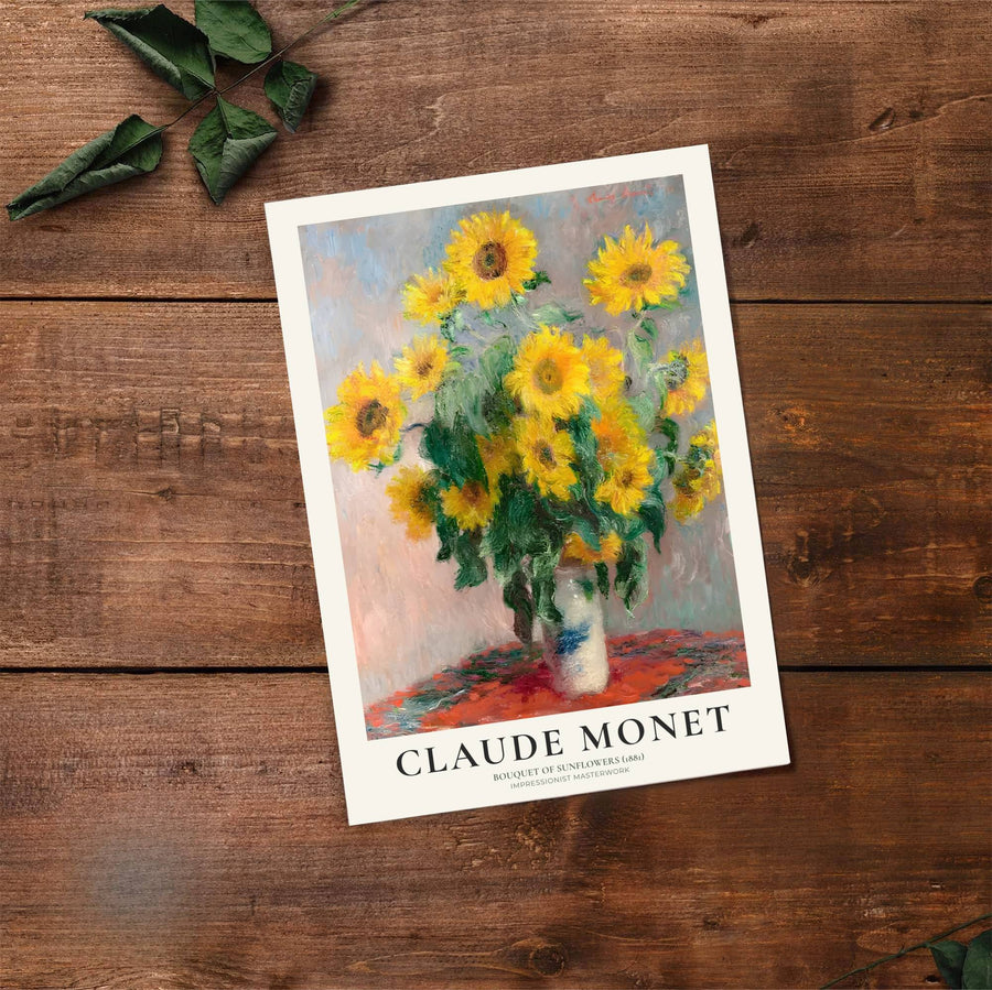 Designed to elevate contemporary home decor with an intellectual edge, this French archival-linked Bouquet Of Sunflowers 1881 decor piece pairs refreshing sunny shades with clean architectural lines. Available through MapYourDreams, customize your display using unframed paper art print formats, precision framed units, or durable structural canvas wraps.