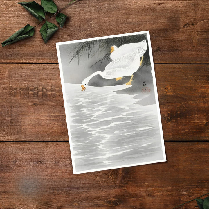 Historic 1900 1930 Japanese bird print by artist Ohara Koson with Ohara Koson signature seal reflecting Tokyo printmaking traditions. Select premium framed, unframed, and canvas wall decor options at MapYourDreams.