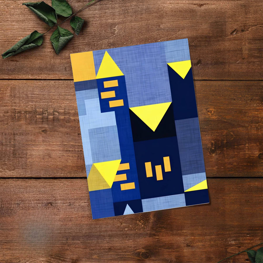 Designed to elevate contemporary home decor with an intellectual edge, this Paul Klee Blue Night (Blaue Nacht) decor piece pairs deep midnight tones with vibrant yellow and cornflower blue architectural accents. Offered by MapYourDreams, this artwork is available in flexible options including unframed paper, custom wooden frames, and gallery canvas wraps.
