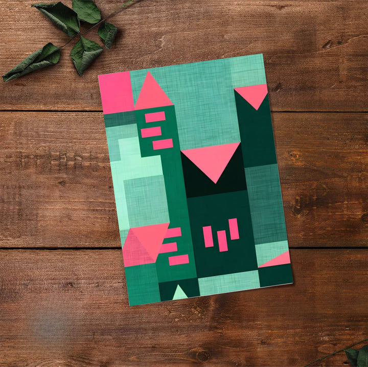 Designed to elevate contemporary home decor with an intellectual edge, this Paul Klee Emerald Architecture Art Print decor piece pairs deep forest tones with vibrant pink and mint green architectural accents. Offered by MapYourDreams, this artwork is available in flexible options including unframed paper, custom wooden frames, and gallery canvas wraps.