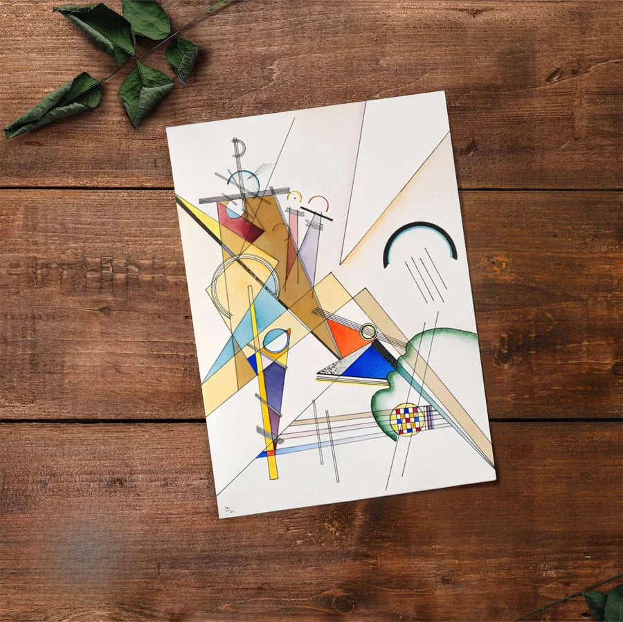 The subtle luminosity and clean graphic contrast in this Wassily Kandinsky Web Gewebe minimalist portrayal offer a captivating visual focal point for living rooms, dining areas, and studies. Available via MapYourDreams, this print comes in versatile formats, including unframed archival posters, custom picture frames, and stretched canvas wraps designed to enhance your home decor.