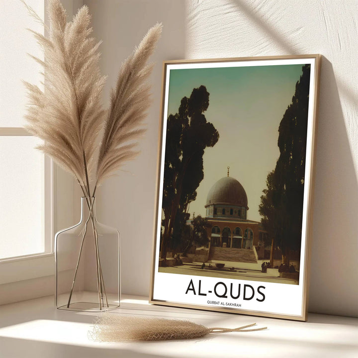 Soft tone architectural print of Jerusalem&