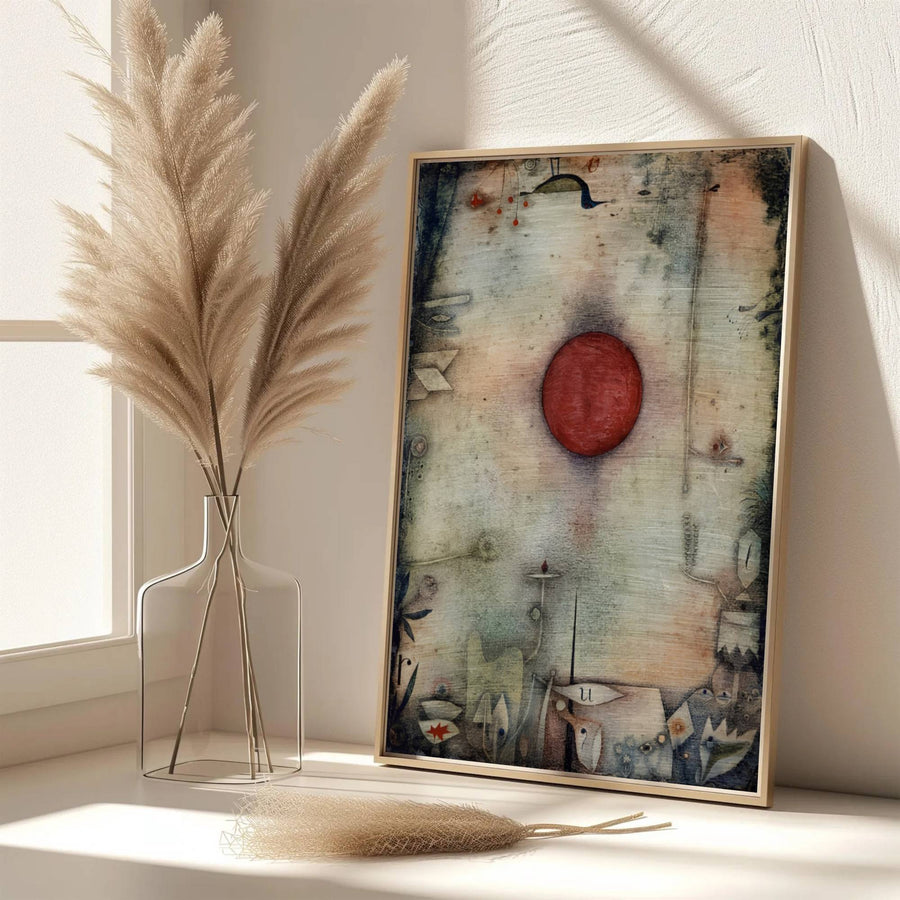 Bringing the sophisticated atmosphere of European galleries straight to your walls, this Paul Klee painting titled Ad Marginem 1930 exemplifies the foundational genius of modern surrealism. MapYourDreams provides this art piece in flexible presentation styles, featuring classic unframed paper, bespoke frame selections, and gallery-wrapped canvas options.