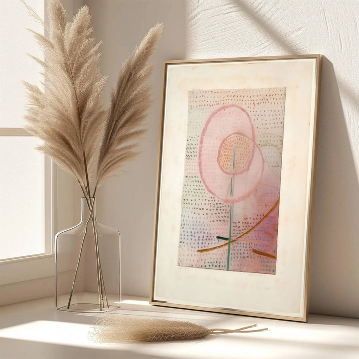 Echoing the sophisticated atmosphere of European art salons, this captivating Paul Klee Blossoming (Blühend) 1934 art honors the enduring legacy of early modernism&