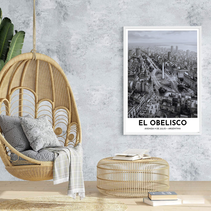 High-contrast architectural print bringing timeless metropolitan charm and Argentine history into living rooms. An exclusive from MapYourDreams, you can select your preferred style from borderless paper prints, custom wooden framing, or gallery canvas wraps.