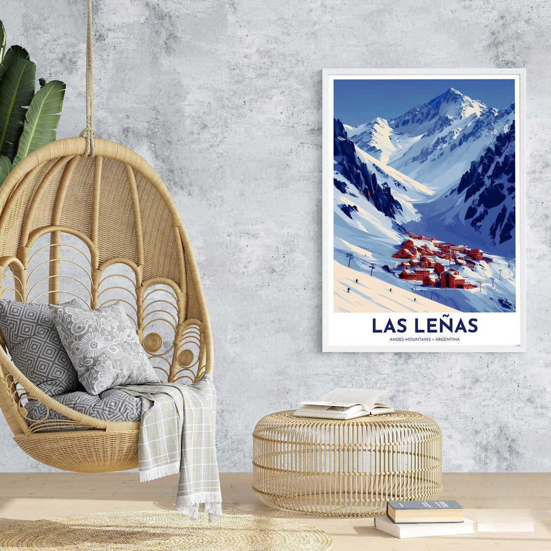 High-quality winter landscape print bringing alpine adventure, fresh mountain air, and ski resort style into home interiors. An exclusive from MapYourDreams, you can select your preferred style from borderless paper prints, custom wooden framing, or gallery canvas wraps.