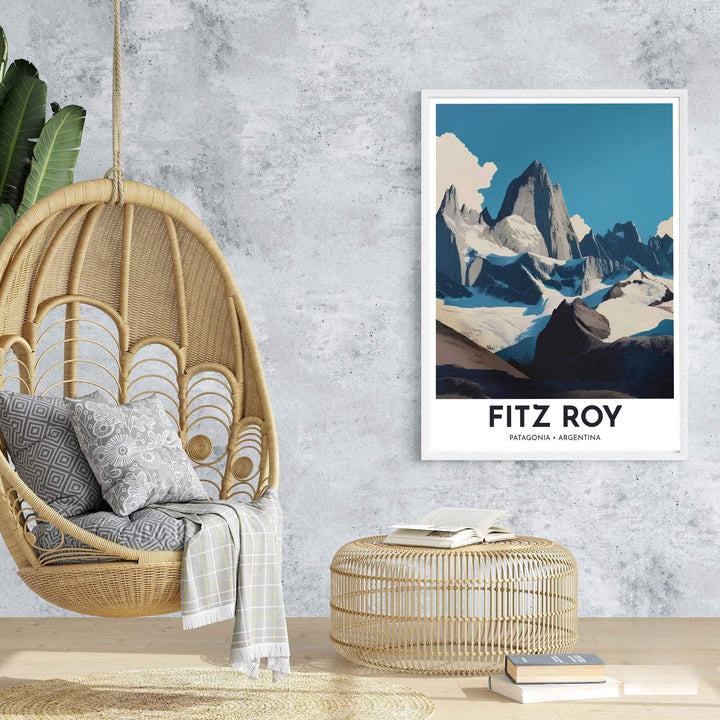 High-quality alpine landscape print bringing cool mountain air, outdoor serenity, and modern art style into home interiors. An exclusive from MapYourDreams, you can select your preferred style from borderless paper prints, custom wooden framing, or gallery canvas wraps.