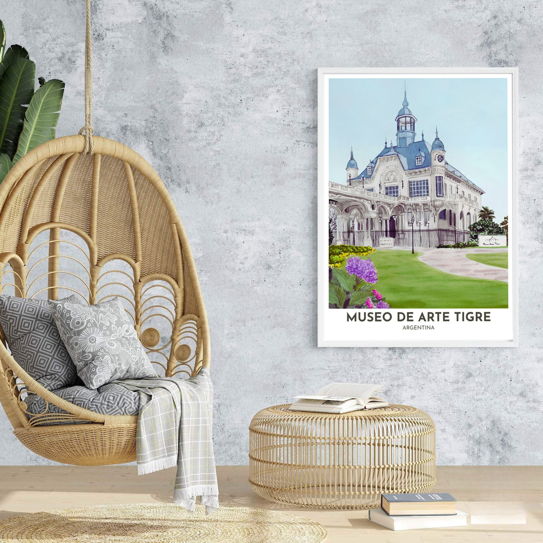 High-quality botanical estate print bringing French country elegance, garden florals, and cultural history into living spaces. An exclusive from MapYourDreams, you can select your preferred style from borderless paper prints, custom wooden framing, or gallery canvas wraps.