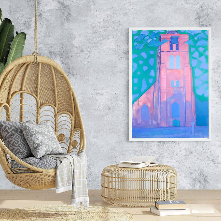 This enchanting architectural artwork captures the artist&