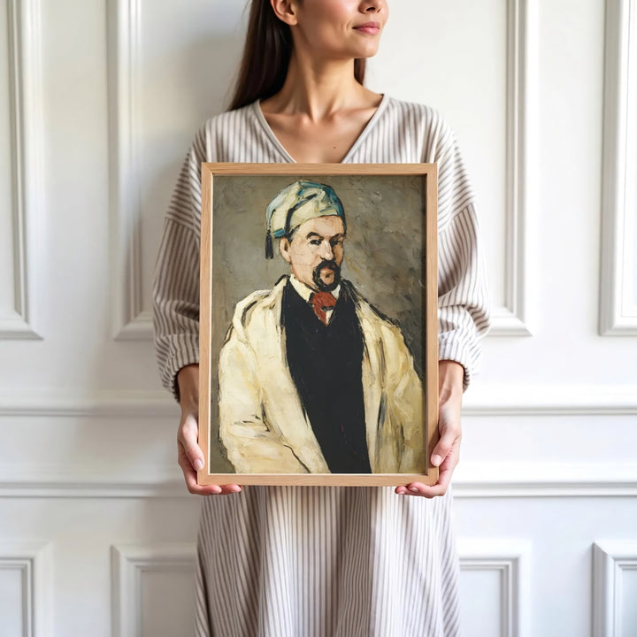 High-definition European portrait print of Paul Cezanne The Artists Uncle Dominique 1866 portraying uncle Dominique in Aix-en-Provence France. Order custom framed wall art, unframed poster prints, and stretched gallery canvas formats directly at MapYourDreams.