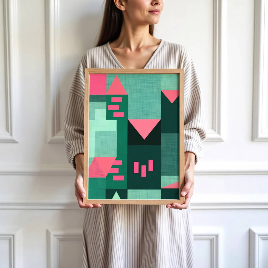 Highlighting gentle textural contrasts and a deeply calming green palette, this historic Paul Klee Emerald Architecture Art Print print reproduction adds instant warmth, depth, and sophistication to any room. Offered by MapYourDreams, this artwork is available in flexible options including unframed paper, custom wooden frames, and gallery canvas wraps.