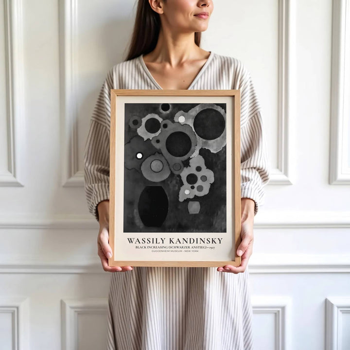Reflecting the profound artistic maturity of Wassily Kandinsky, this historic poster composition merges decorative appeal with evocative, rhythm-driven symbolism. MapYourDreams invites you to display this piece in your preferred style, offering flexible options such as unframed paper prints, custom wooden frames, and gallery canvas wraps.