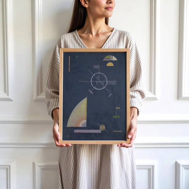 Reflecting the profound artistic maturity of Wassily Kandinsky, this historic Dull Gray poster composition merges decorative appeal with evocative, rhythm-driven symbolism. MapYourDreams invites you to display this wall art piece in your preferred style, offering flexible options such as unframed paper prints, custom wooden frames, and gallery canvas wraps.