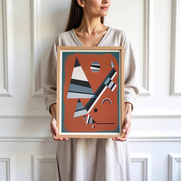 Reflecting the profound artistic maturity of Wassily Kandinsky, this historic Gray Gris poster composition merges decorative appeal with evocative, rhythm-driven symbolism. MapYourDreams invites you to display this wall art piece in your preferred style, offering flexible options such as unframed paper prints, custom wooden frames, and gallery canvas wraps.