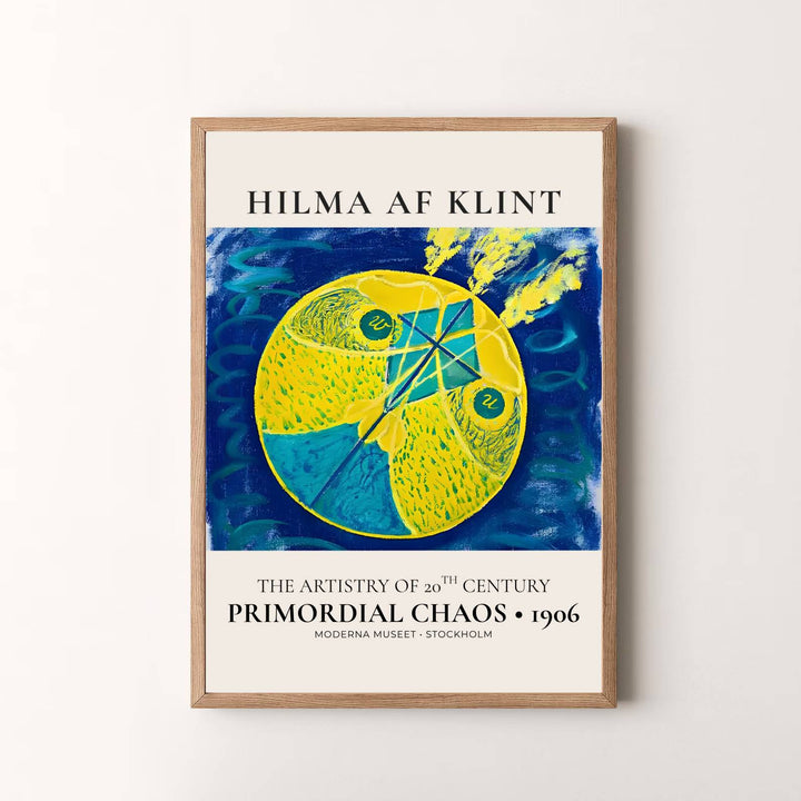Summing up the brilliant intersection of spiritual observation and lyrical abstraction as featured at the Moderna Museet, this timeless Primordial Chaos 1906 art print by Hilma af Klint enriches living spaces. Offered by MapYourDreams, this artwork is available in flexible options including unframed paper, custom wooden frames, and gallery canvas wraps.
