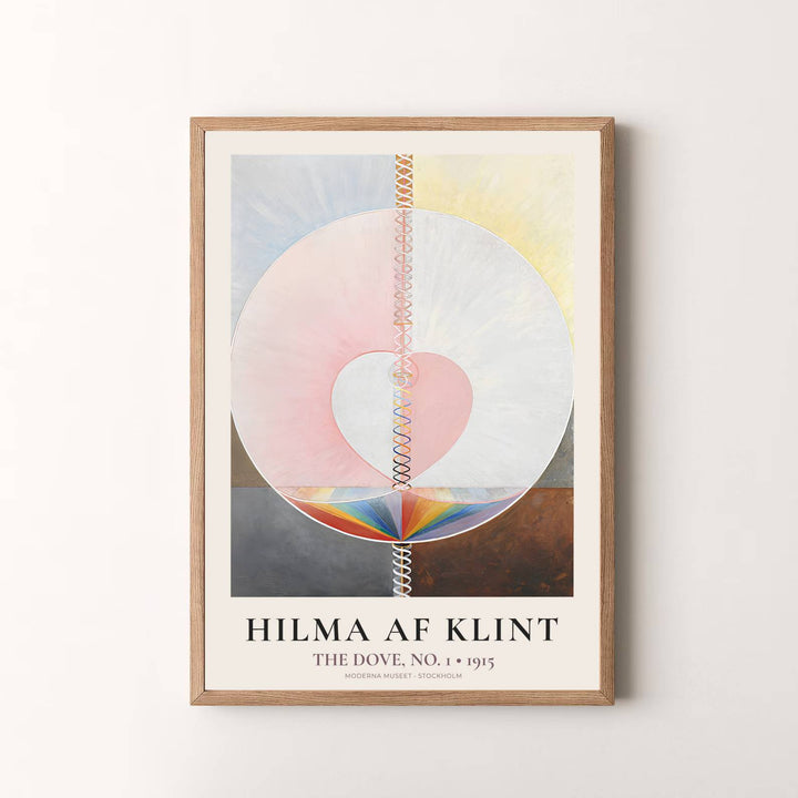 Summing up the brilliant intersection of spiritual observation and lyrical abstraction as featured at the Moderna Museet, this timeless The Dove No 1 1915 art print by Hilma af Klint enriches living spaces. Offered by MapYourDreams, this artwork is available in flexible options including unframed paper, custom wooden frames, and gallery canvas wraps.