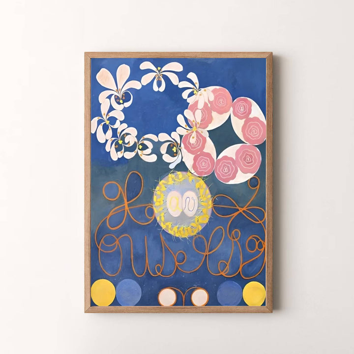 Summing up the brilliant intersection of spiritual observation and lyrical abstraction as featured in Stockholm galleries, this timeless The Ten Largest No 1 Childhood 1907 art print by Hilma af Klint enriches rooms. Offered by MapYourDreams, this artwork is available in flexible options including unframed paper, custom wooden frames, and gallery canvas wraps.