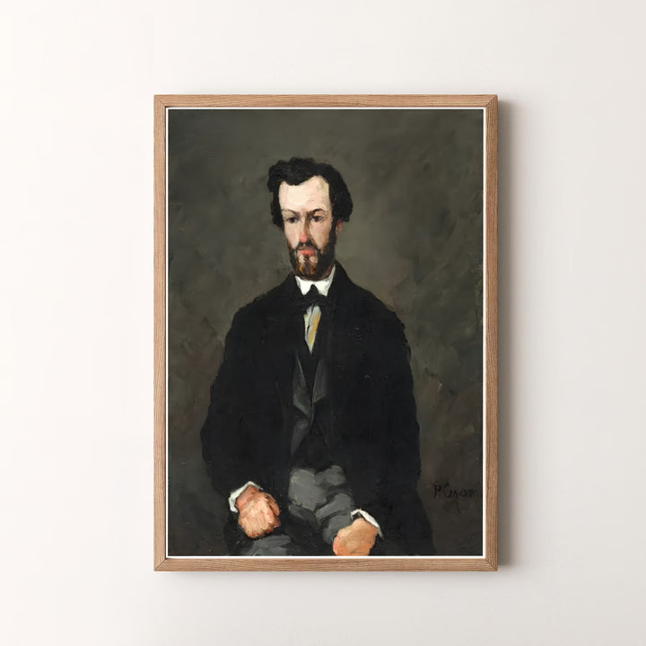 Decorative art history print of Paul Cezanne Antony Valabregue 1866 capturing a classic French figure setup in Aix-en-Provence France. MapYourDreams offers versatile framed prints, unframed paper wall decor, and gallery canvas print choices for passionate art buyers.