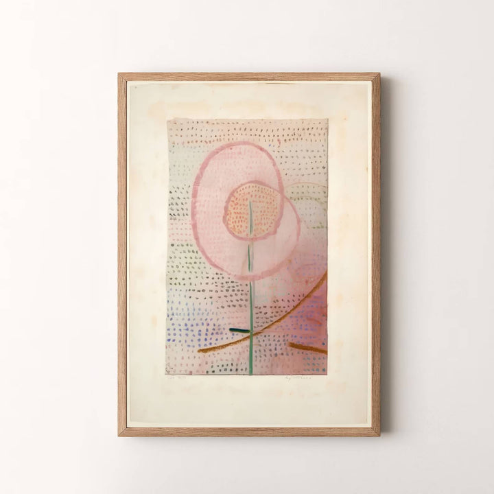 Summing up the brilliant intersection of natural observation and lyrical abstraction, this timeless Paul Klee Blossoming (Blühend) 1934 poster enriches your living space with enduring cultural heritage. Offered by MapYourDreams, this artwork is available in flexible options including unframed paper, custom wooden frames, and gallery canvas wraps.