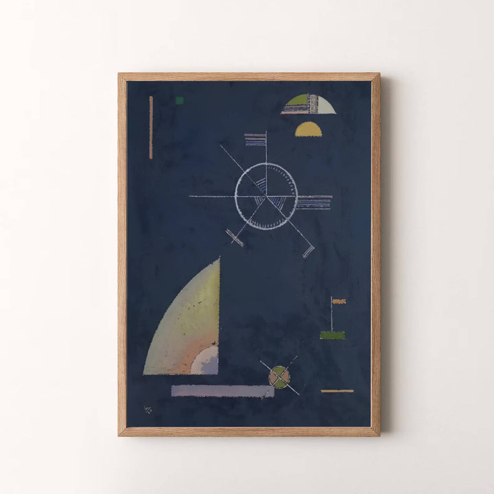 Masterfully balancing precise circular dials with a moody atmospheric field, this Wassily Kandinsky Dull Gray Guggenheim print is a timeless celebration of modernist design history. MapYourDreams delivers this exquisite wall art in adaptable formats, allowing you to choose between unframed prints, custom frames, and gallery-quality canvas wraps.